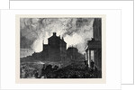 The Burning of the Pantechnicon: The Fire Seen from Belgrave Square London 1874 by Anonymous