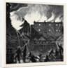 The Burning of the Pantechnicon: The Fire Seen from the Roof of Rice's Stables London 1874 by Anonymous
