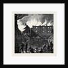 The Burning of the Pantechnicon: The Fire Seen from the Roof of Rice's Stables London 1874 by Anonymous