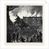 The Burning of the Pantechnicon: The Fire Seen from the Roof of Rice's Stables London 1874 by Anonymous