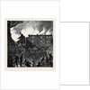 The Burning of the Pantechnicon: The Fire Seen from the Roof of Rice's Stables London 1874 by Anonymous