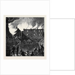 The Burning of the Pantechnicon: The Fire Seen from the Roof of Rice's Stables London 1874 by Anonymous