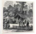 The Ashantee War: Newspaper Correspondents' Quarters in the Camp at Prah-Su 1874 by Anonymous