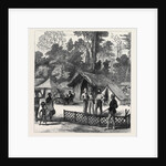 The Ashantee War: Newspaper Correspondents' Quarters in the Camp at Prah-Su 1874 by Anonymous