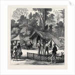 The Ashantee War: Newspaper Correspondents' Quarters in the Camp at Prah-Su 1874 by Anonymous
