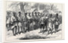 The Ashantee War: Inspecting Kossohs at Prah-Su 1874 by Anonymous
