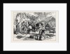 The Ashantee War: Sharpening Cutlasses in the Camp at Prah-Su 1874 by Anonymous