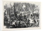 The Ashantee War: Lord Giffard and Advance Scouts on the Adansi Hills Warned by an Ashantee Priest Not to Go Forward 1874 by Anonymous