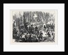 The Ashantee War: Lord Giffard and Advance Scouts on the Adansi Hills Warned by an Ashantee Priest Not to Go Forward 1874 by Anonymous