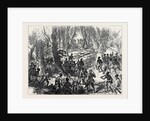 The Ashantee War: Lord Giffard and Advance Scouts on the Adansi Hills Warned by an Ashantee Priest Not to Go Forward 1874 by Anonymous