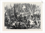 The Ashantee War: Lord Giffard and Advance Scouts on the Adansi Hills Warned by an Ashantee Priest Not to Go Forward 1874 by Anonymous