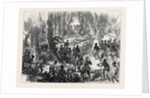 The Ashantee War: Lord Giffard and Advance Scouts on the Adansi Hills Warned by an Ashantee Priest Not to Go Forward 1874 by Anonymous