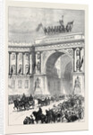 Arrival of the Emperor of Austria at St. Petersburg Russia 1874 by Anonymous