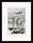 Arrival of the Emperor of Austria at St. Petersburg Russia 1874 by Anonymous