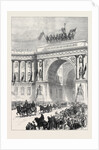 Arrival of the Emperor of Austria at St. Petersburg Russia 1874 by Anonymous