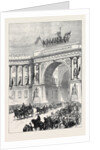 Arrival of the Emperor of Austria at St. Petersburg Russia 1874 by Anonymous