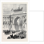 Arrival of the Emperor of Austria at St. Petersburg Russia 1874 by Anonymous