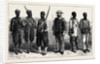 The Ashantee War: Sentries of the Different Lines of Troops in Camp at Prah-Su 1874 by Anonymous