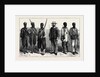 The Ashantee War: Sentries of the Different Lines of Troops in Camp at Prah-Su 1874 by Anonymous