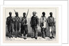 The Ashantee War: Sentries of the Different Lines of Troops in Camp at Prah-Su 1874 by Anonymous