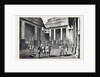 The Ashantee War: Interior of the Adansi Chief's Palace at Fomannah: English Officers Selecting Quarters 1874 by Anonymous
