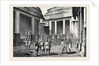 The Ashantee War: Interior of the Adansi Chief's Palace at Fomannah: English Officers Selecting Quarters 1874 by Anonymous