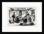 The Ashantee War: Naval Brigade Men Breakfasting in the Courtyard of an Ashantee House 1874 by Anonymous