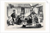 The Ashantee War: Naval Brigade Men Breakfasting in the Courtyard of an Ashantee House 1874 by Anonymous