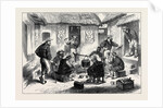 The Ashantee War: Naval Brigade Men Breakfasting in the Courtyard of an Ashantee House 1874 by Anonymous
