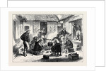 The Ashantee War: Naval Brigade Men Breakfasting in the Courtyard of an Ashantee House 1874 by Anonymous