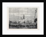 Arrival of the Duke and Duchess of Edinburgh: Arrival of the Victoria and Albert Yacht at Gravesend 1874 by Anonymous