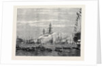 Arrival of the Duke and Duchess of Edinburgh: Arrival of the Victoria and Albert Yacht at Gravesend 1874 by Anonymous