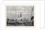 Arrival of the Duke and Duchess of Edinburgh: Arrival of the Victoria and Albert Yacht at Gravesend 1874 by Anonymous
