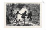 The Ashantee War: A Night Alarm 1874 by Anonymous