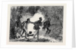 The Ashantee War: A Night Alarm 1874 by Anonymous