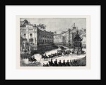 The Royal Entry Into London: The Procession in Oxford Circus London 1874 by Anonymous