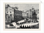 The Royal Entry Into London: The Procession in Oxford Circus London 1874 by Anonymous