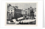 The Royal Entry Into London: The Procession in Oxford Circus London 1874 by Anonymous