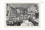 The Royal Entry Into London: The Procession at the Foot of Regent Street 1874 by Anonymous