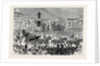 The Royal Entry Into London: The Procession Passing the Guards' Memorial Waterloo Place 1874 by Anonymous