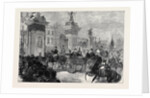 The Royal Entry Into London: The Procession at Buckingham Palace 1874 by Anonymous