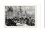 The Royal Entry Into London: The Procession at Buckingham Palace 1874 by Anonymous