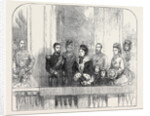 The Queen and Duke and Duchess of Edinburgh at the Balcony at Buckingham Palace London 1874 by Anonymous