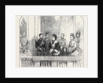 The Queen and Duke and Duchess of Edinburgh at the Balcony at Buckingham Palace London 1874 by Anonymous