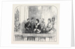 The Queen and Duke and Duchess of Edinburgh at the Balcony at Buckingham Palace London 1874 by Anonymous