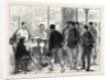The Universities' Boat Race on the Thames: Weighing the Crew 1874 by Anonymous