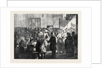 The Distress in Paris: Giving Soup to the Poor at the Charity Kitchen Rue De Sevres 1874 by Anonymous