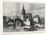 The Civil War in Spain: View in Bilbao the Church and Bridge of St. Antonio 1874 by Anonymous