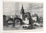 The Civil War in Spain: View in Bilbao the Church and Bridge of St. Antonio 1874 by Anonymous