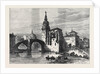 The Civil War in Spain: View in Bilbao the Church and Bridge of St. Antonio 1874 by Anonymous